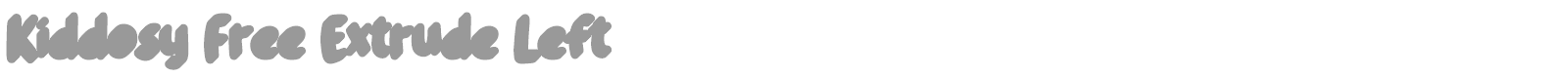 Kiddosy font preview